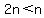 2n+%3C+n