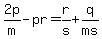 2p%2Fm+-+pr=+r%2Fs+%2B+q%2Fms