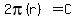 2pi%28r%29=C