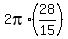2pi%2A%2828%2F15%29