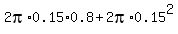 2pi%2A0.15%2A0.8%2B2pi%2A0.15%5E2