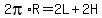 2pi%2AR=2L%2B2H