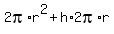 2pi%2Ar%5E2%2Bh%2A2pi%2Ar