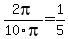 2pi%2F10pi+=+1%2F5