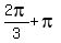 2pi%2F3+%2B+pi