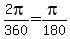 2pi%2F360+=+pi%2F180