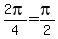 2pi%2F4+=+pi%2F2