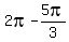 2pi+-+5pi%2F3