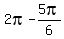 2pi+-+5pi%2F6