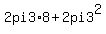 2pi3%2A8+%2B+2pi3%5E2