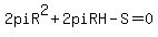 2piR%5E2+%2B+2piRH+-+S+=+0+