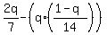 2q%2F7-%28q%2A%28%281-q%29%2F14%29%29