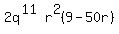 2q%5E%2811%29r%5E2%289+-+50r%29