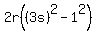 2r%28%283s%29%5E2+-+1%5E2%29+