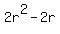 2r%5E2-2r%29=3%2B3r