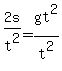 2s%2Ft%5E2+=+gt%5E2%2Ft%5E2