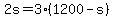 2s=3%281200-s%29