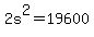 2s%5E2+=+19600