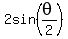 2sin%28theta%2F2%29