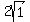 2sqrt%281%29