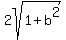 2sqrt%281%2Bb%5E2%29