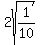 2sqrt%281%2F10%29+