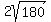 2sqrt%28180%29