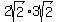 2sqrt%282%29%2A3sqrt%282%29