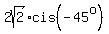 2sqrt%282%29%2Acis%28-45%5Eo%29
