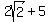 2sqrt%282%29%2B5