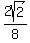 2sqrt%282%29%2F8