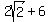 2sqrt%282%29+%2B+6