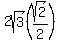 2sqrt%283%29%28sqrt%282%29%2F2%29