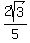 2sqrt%283%29%2F5