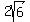 2sqrt%286%29