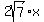 2sqrt%287%29%2Ax