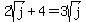 2sqrt%28j%29+%2B+4+=+3sqrt%28j%29