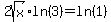 2sqrt%28x%29%2Aln%283%29+=+ln%281%29