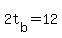 2t%5Bb%5D+=+12