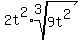2t%5E2%2Aroot%283%2C+9t%5E2%29