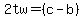 2tw=%28c-b%29