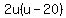 2u%28u-20%29