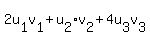 2u%5B1%5Dv%5B1%5D+%2B+u%5B2%5Dv%5B2%5D+%2B+4u%5B3%5Dv%5B3%5D