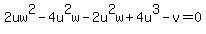 2uw%5E2-4u%5E2w-2u%5E2w%2B4u%5E3-v=0