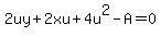 2uy%2B2xu%2B4u%5E2-A=0