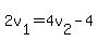 2v%5B1%5D=4v%5B2%5D-4