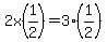 2x%281%2F2%29=3%281%2F2%29