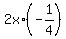 2x%2A%28-1%2F4%29