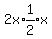 2x%2Aexpr%281%2F2%29x