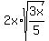 2x%2Asqrt%283x%2F5%29